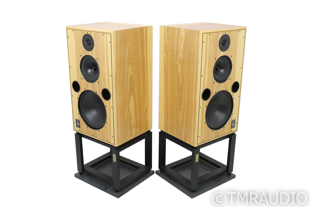 Harbeth 40.2 Floorstanding Speakers; 40th Anniversary; Olive Pair w/ Stands