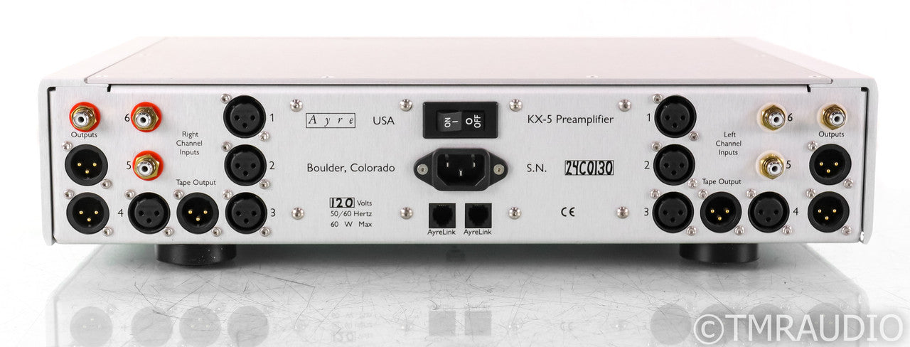 Ayre Acoustics KX-5 Twenty Stereo Preamplifier; Silver; Remote