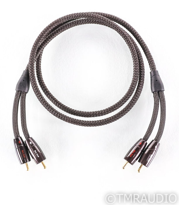 AudioQuest Big Sur RCA Cable; 1m Pair Unbalanced Interconnects