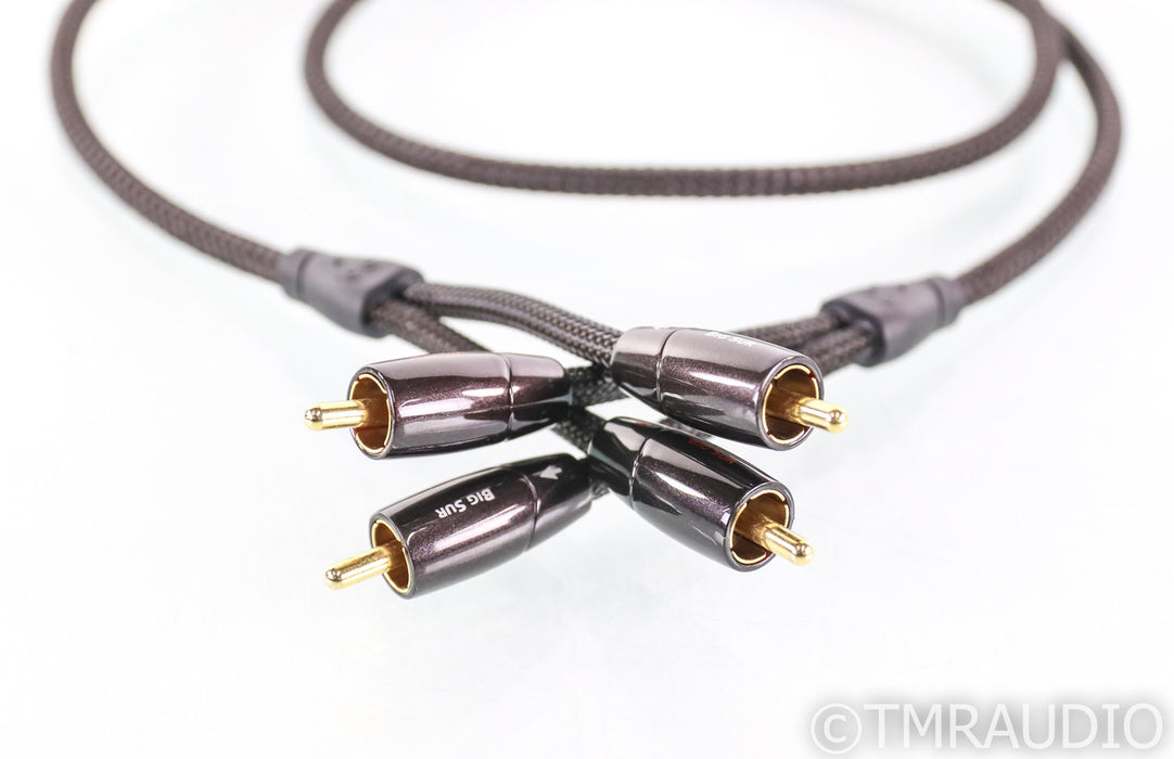 AudioQuest Big Sur RCA Cable; 1m Pair Unbalanced Interconnects