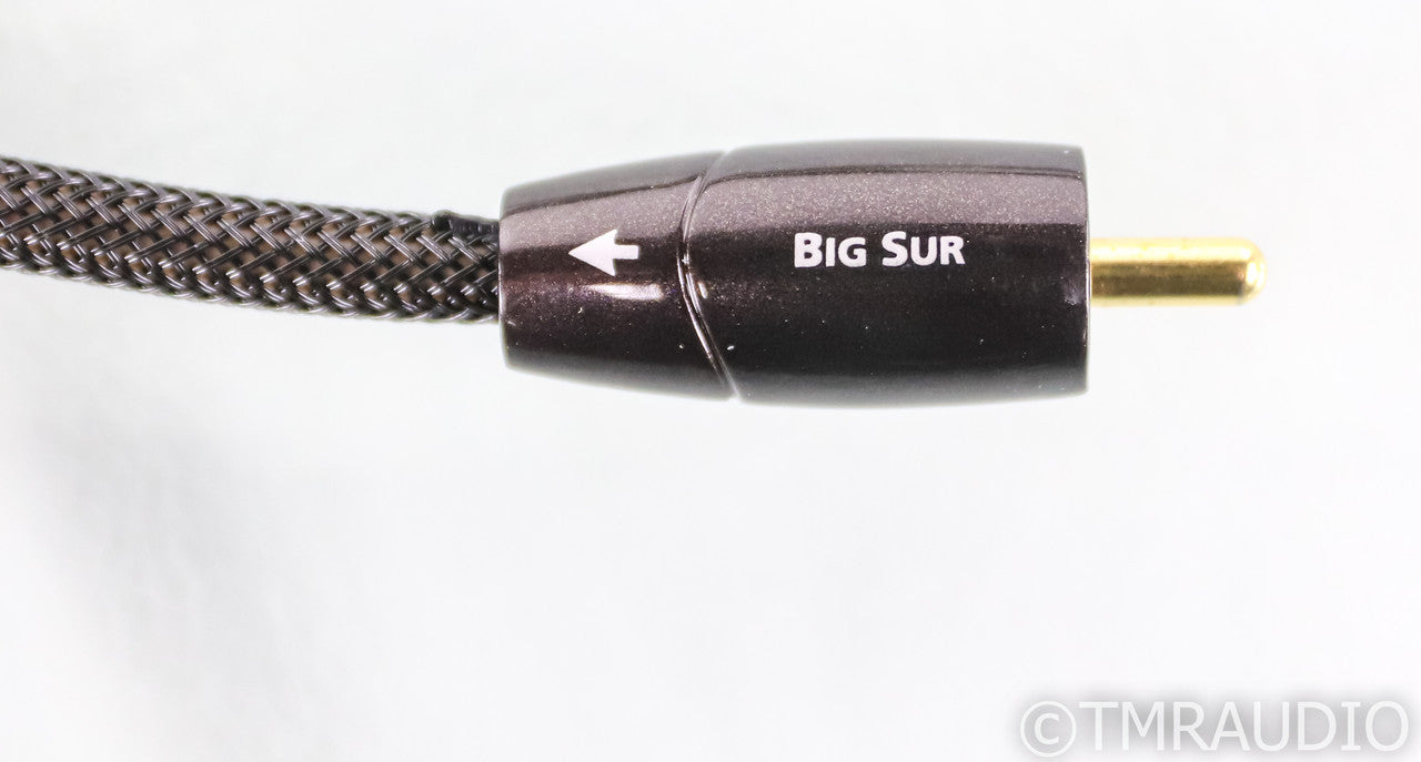 AudioQuest Big Sur RCA Cable; 1m Pair Unbalanced Interconnects