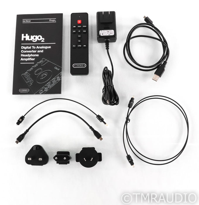 Chord Electronics Hugo 2 Portable DAC / Headphone Amplifier; Black; Remote