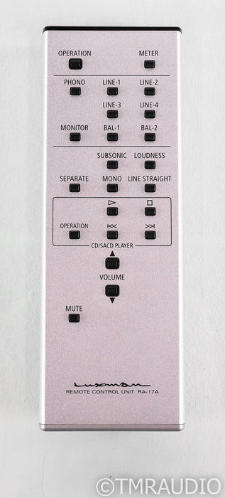 Luxman L-550AXII Stereo Integrated Amplifier; Mark II; Remote; MM / M Phono