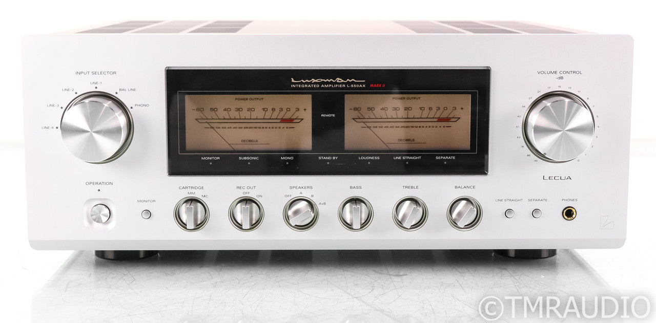 Luxman L-550AXII Stereo Integrated Amplifier; Mark II; Remote; MM / M Phono