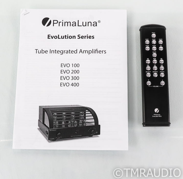 PrimaLuna EvoLution EVO 400 Stereo Tube Integrated Amplifier; Silver; Remote