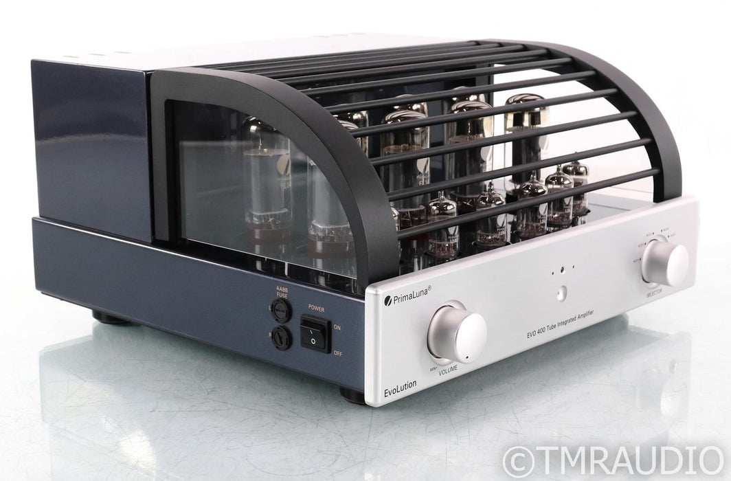 PrimaLuna EvoLution EVO 400 Stereo Tube Integrated Amplifier; Silver; Remote