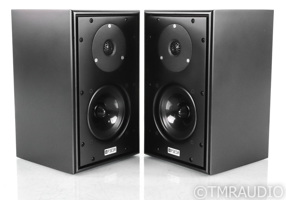 Harbeth P3ESR Bookshelf Speakers; Black Satin Pair (Open Box)