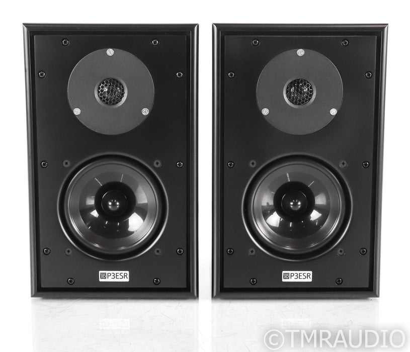 Harbeth P3ESR Bookshelf Speakers; Black Satin Pair (Open Box)