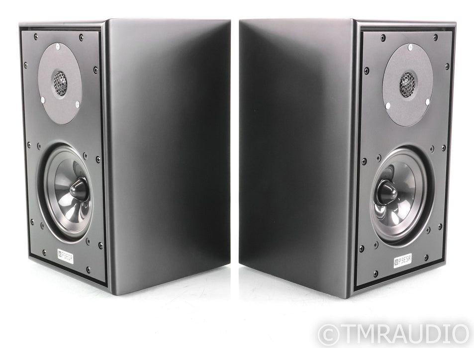 Harbeth P3ESR Bookshelf Speakers; Black Satin Pair (Open Box)