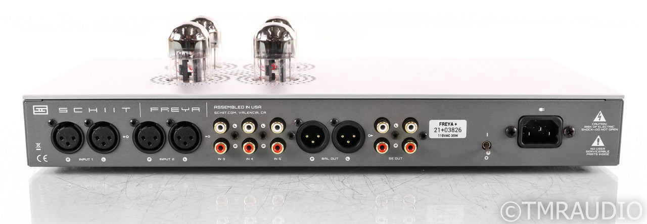 Schiit Audio Freya+ Stereo Tube Hybrid Preamplifier; Silver; Remote