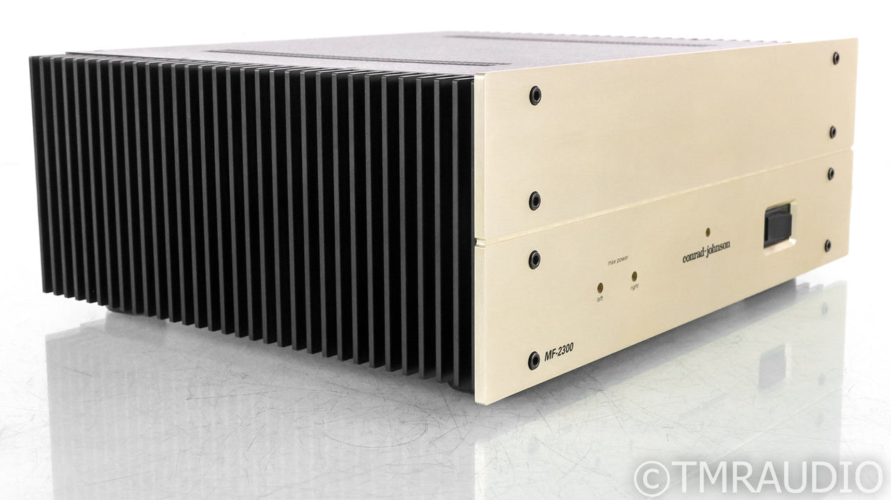 Conrad Johnson MF-2300A Stereo Power Amplifier; Gold