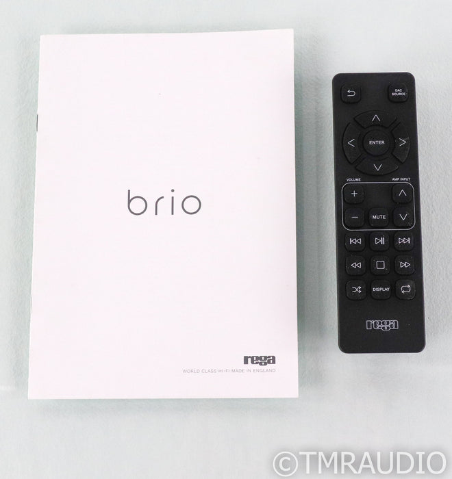 Rega Brio Stereo Integrated Amplifier; Remote (Current Model)