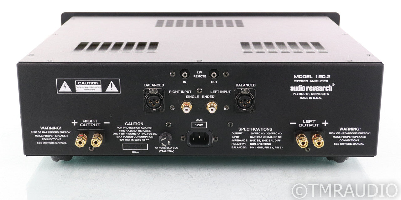 Audio Research Model 150.2 Stereo Power Amplifier