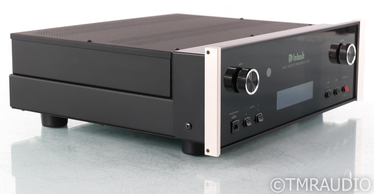 McIntosh C47 Stereo preamplifier; Black; Onboard MM / MC Phono Stage