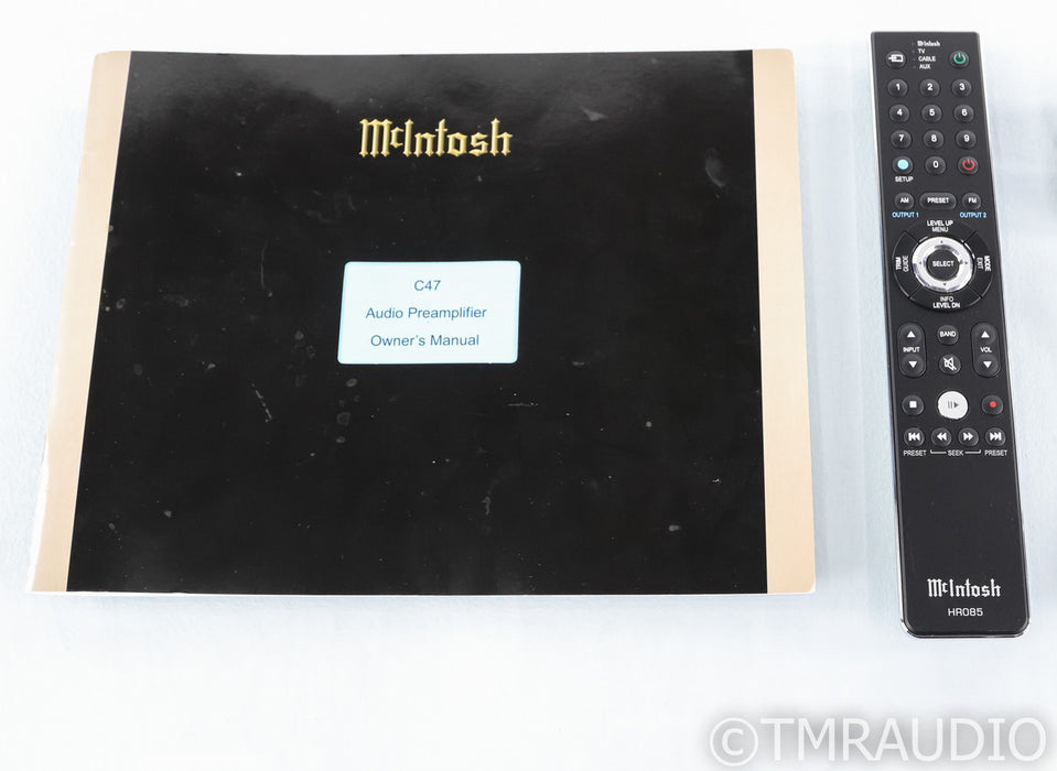 McIntosh C47 Stereo preamplifier; Black; Onboard MM / MC Phono Stage