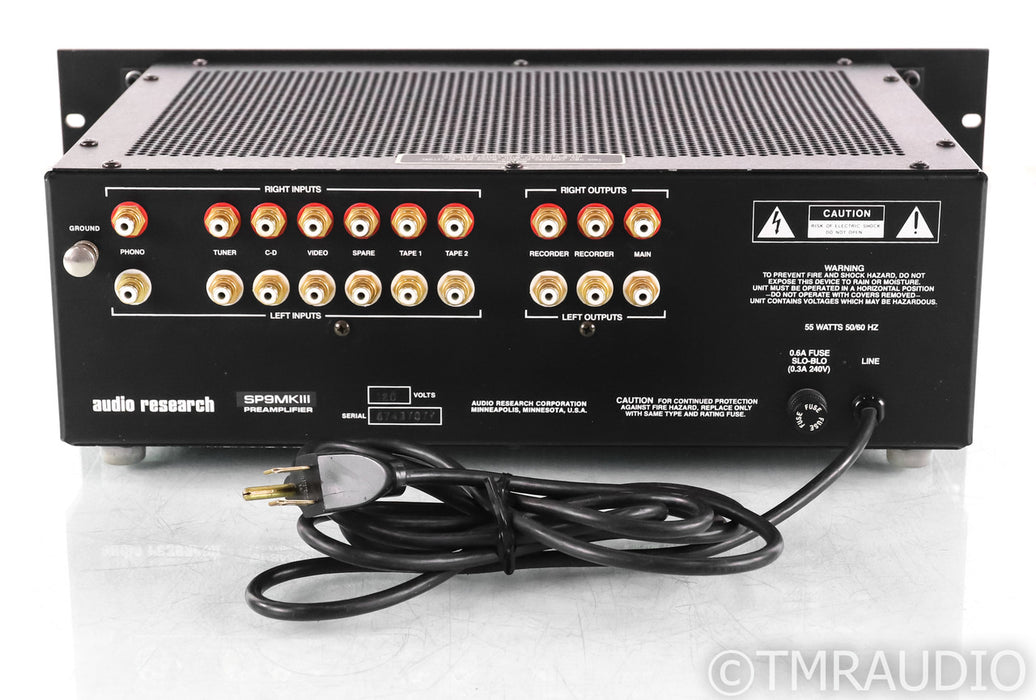 Audio Research SP9 MKIII Stereo Tube Hybrid Preamplifer; SP-9 MK3; MM Phono