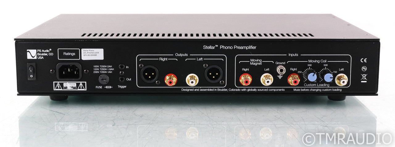 PS Audio Stellar Stereo Phono Preamplifier; (Used) Black; Remote; MM / MC