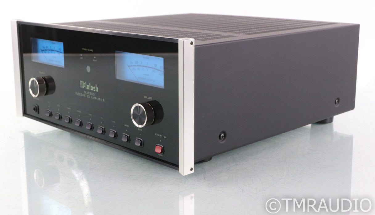 McIntosh MA6300 Stereo Integrated Amplifier; Black; Onboard MM / MC Phono Stage