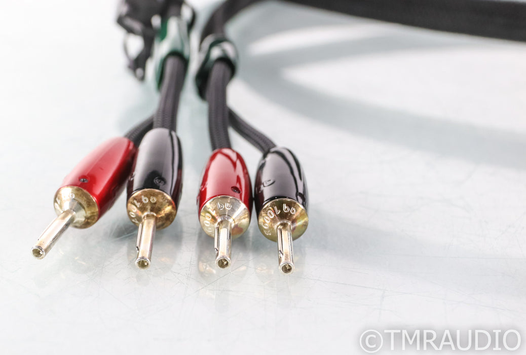 AudioQuest Robin Hood ZERO Speaker Cables; 8ft Pair; 72v DBS
