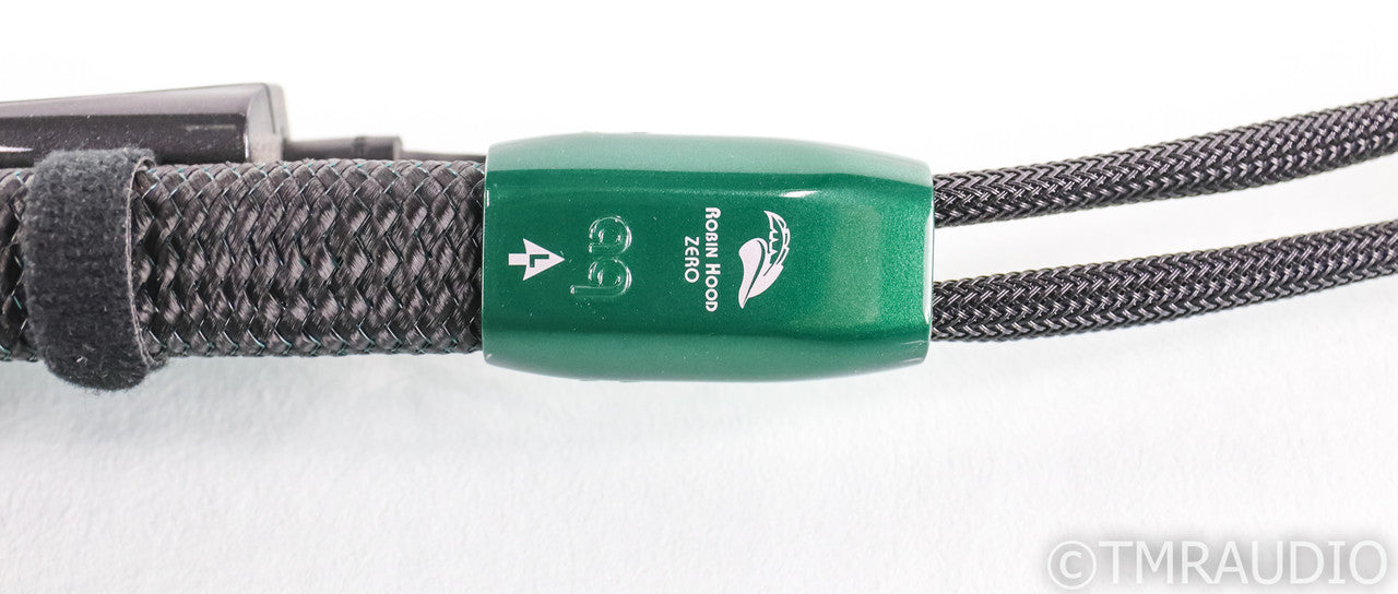 AudioQuest Robin Hood ZERO Speaker Cables; 8ft Pair; 72v DBS