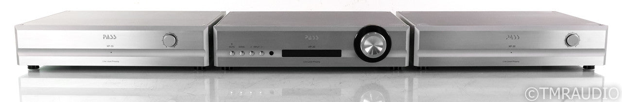 Pass Labs XP-30 Stereo Preamplifier; Remote; Silver; XP30; Refurbished Unit