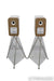 Q Acoustics Concept 300 Bookshelf Speakers; Gloss White with Light Oak Pair