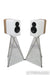 Q Acoustics Concept 300 Bookshelf Speakers; Gloss White with Light Oak Pair