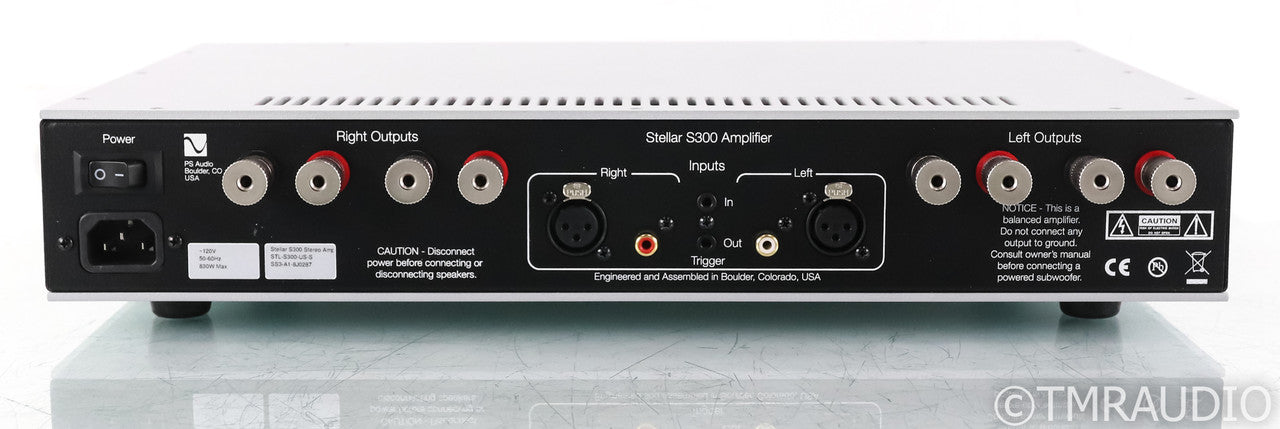 PS Audio Stellar S300 Stereo Power Amplifier; (used) Silver