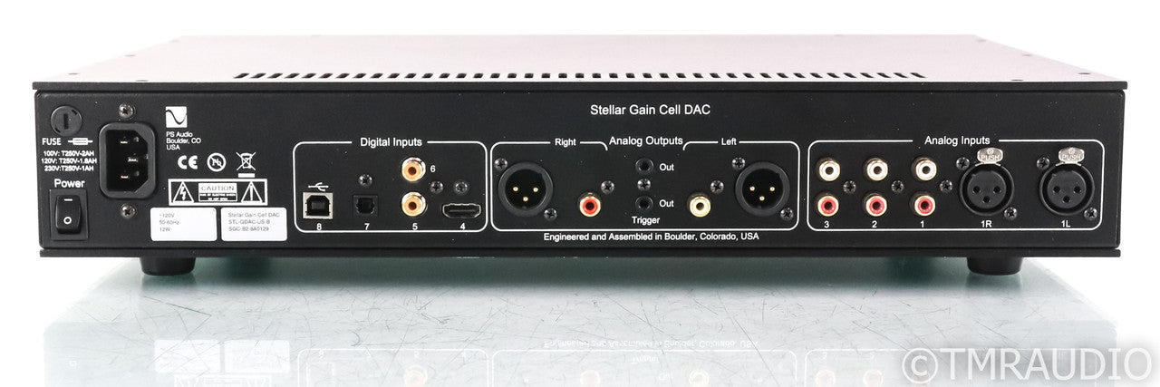 PS Audio Stellar Gain Cell DAC / Preamplifier; Remote; Black; SGC (Used)