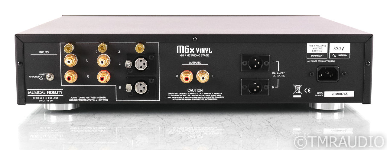 Musical Fidelity M6x Vinyl MM / MC Phono Preamplifier; M-6X (Open Box)