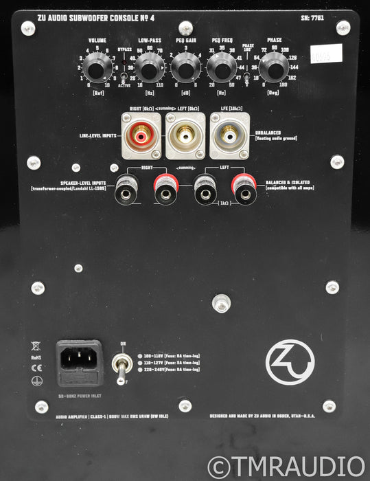 Zu Audio Console No. 4 Octuple 10"  Powered Subwoofer; Furniture Series; Custom