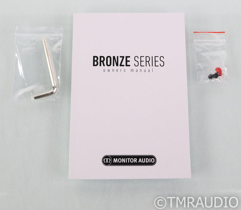 Monitor Audio Bronze 2 Bookshelf Speakers; Black Oak Pair