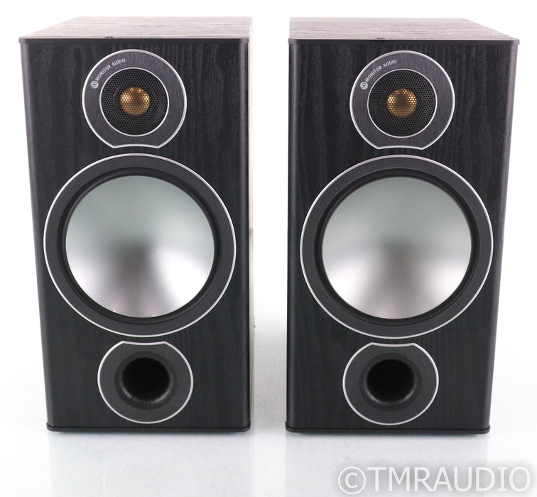 Monitor Audio Bronze 2 Bookshelf Speakers; Black Oak Pair