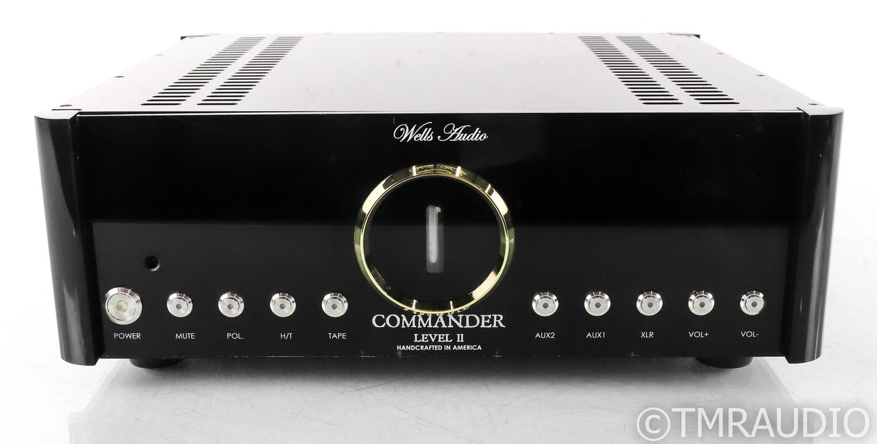 Wells Audio Commander Level II Stereo Tube Preamplifier; (No Remote)