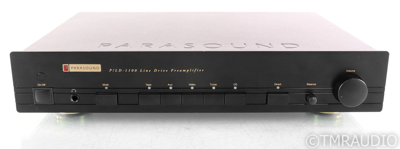 Parasound P/LD-1100 Stereo Preamplifier; Remote; Black; PLD1100
