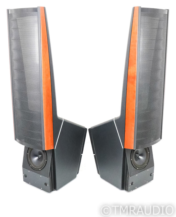 Martin Logan Prodigy Electrostatic Floorstanding Speakers; Black & Cherry Pair