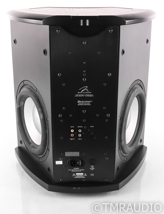 Martin Logan Descent Triple 10" Powered Subwoofer; Black Ash