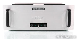 Audio Research Classic 60 Stereo Tube Power Amplifier; CL60; CL-60; Silver