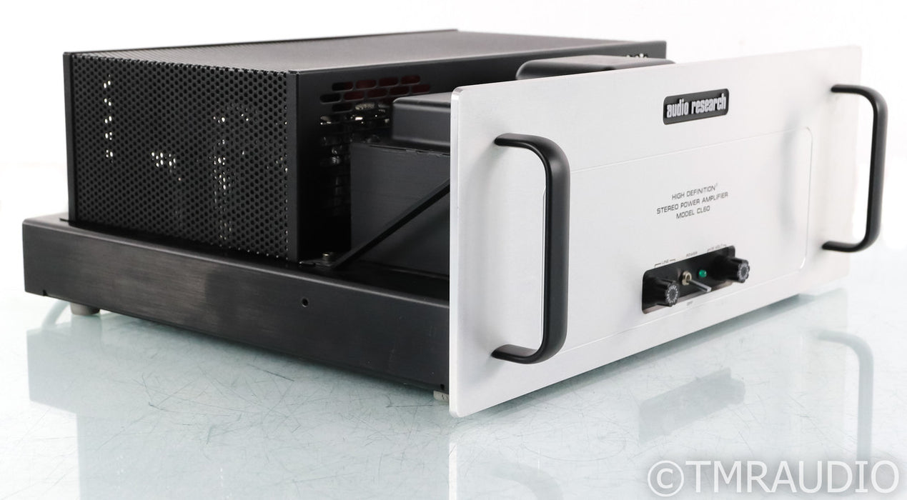 Audio Research Classic 60 Stereo Tube Power Amplifier; CL60; CL-60; Silver
