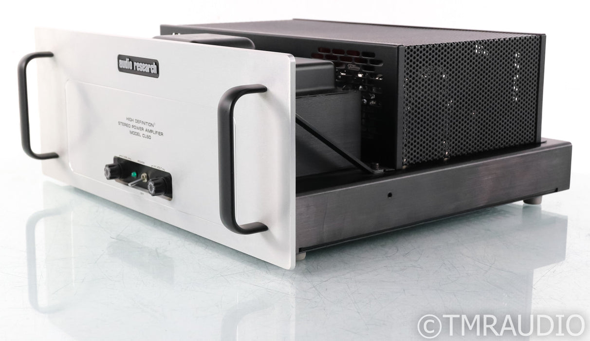 Audio Research Classic 60 Stereo Tube Power Amplifier; CL60; CL-60; Silver