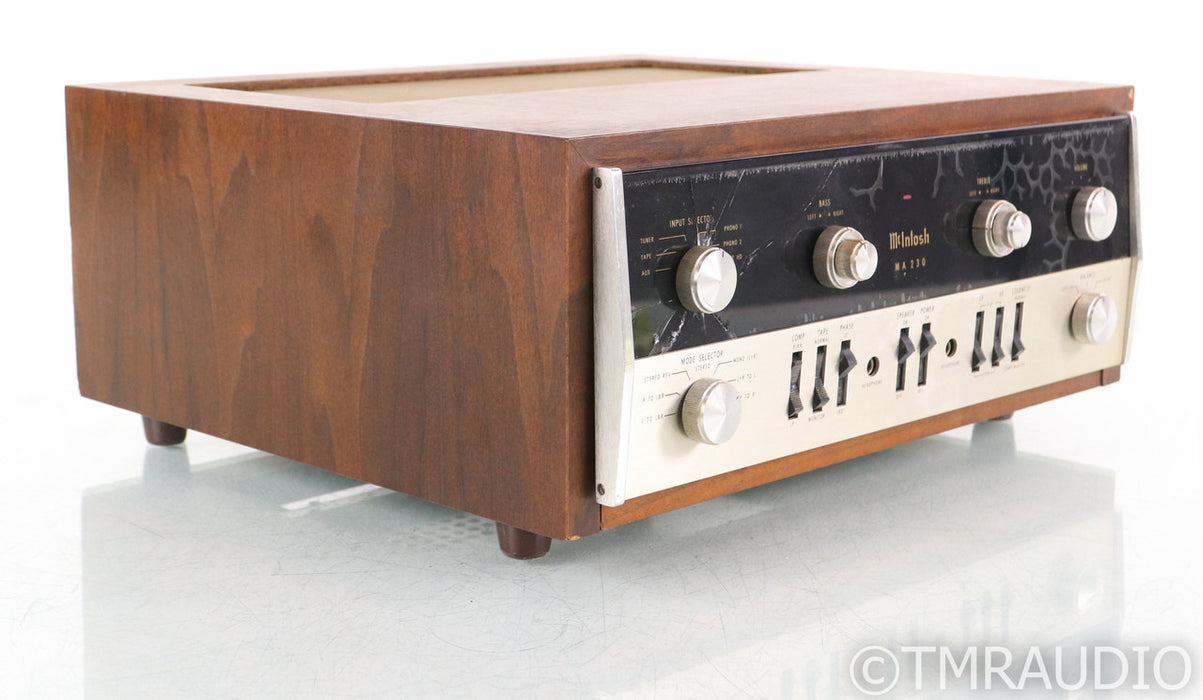 McIntosh MA230 Vintage Tube Integrated Amplifier; AS-IS (Bad Output Caps)