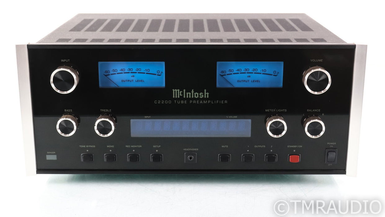 McIntosh C2200 Stereo Tube Preamplifier; MM Phono; C-2200 (No Remote)