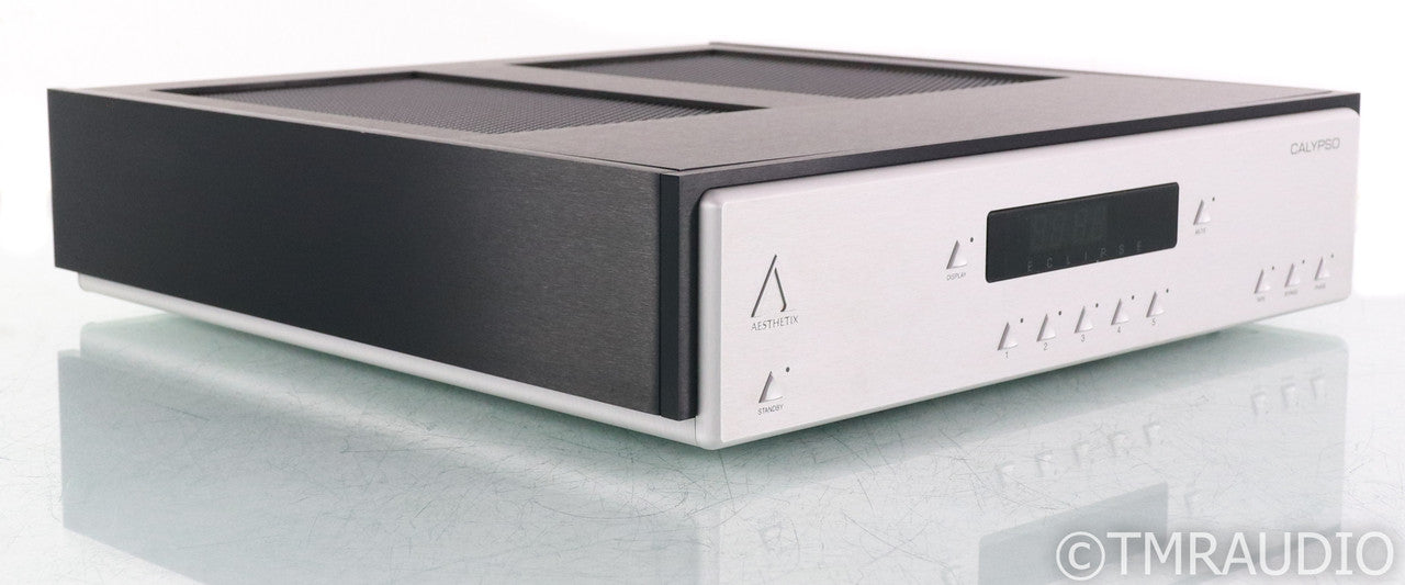 Aesthetix Calypso Eclipse Stereo Tube Preamplifier; Silver; Remote