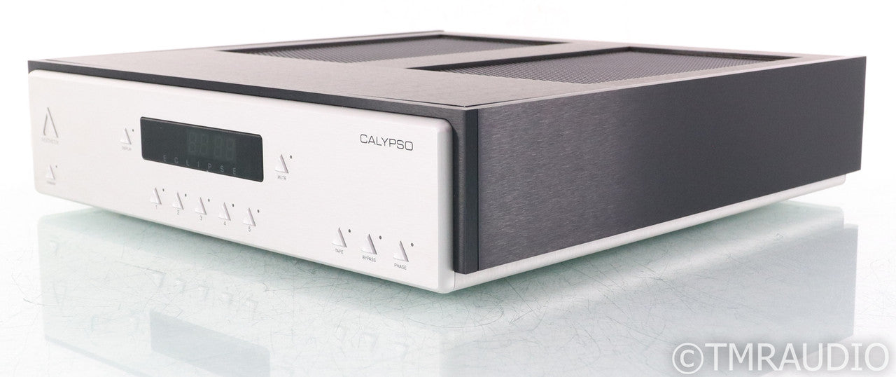 Aesthetix Calypso Eclipse Stereo Tube Preamplifier; Silver; Remote