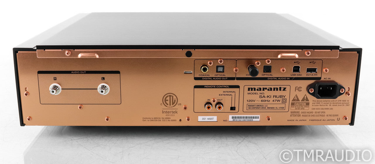 Marantz SA-KI Ruby SACD / CD Player; Remote; Black