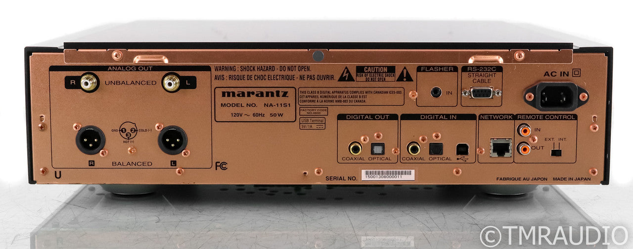 Marantz NA-11S1 Network Audio Player; Remote; Black