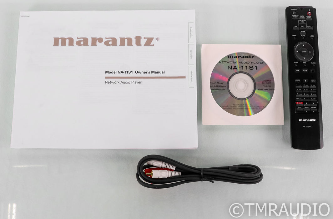 Marantz NA-11S1 Network Audio Player; Remote; Black