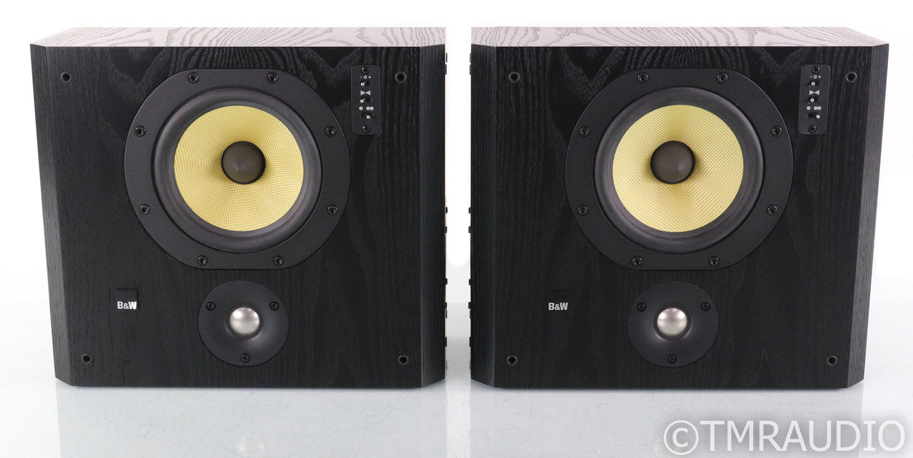 B&W DS7 On-Wall / Surround Speakers; DS-7; Black Ash Pair