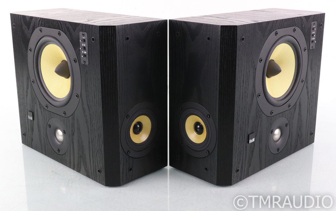 B&W DS7 On-Wall / Surround Speakers; DS-7; Black Ash Pair