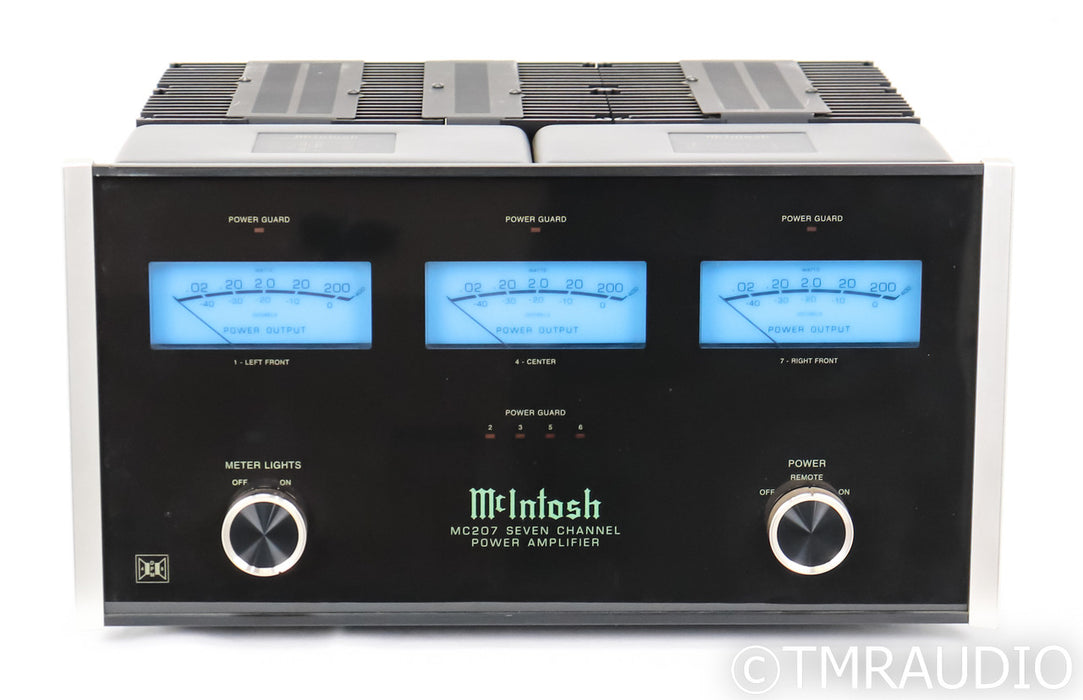 McIntosh MC207 Seven Channel Power Amplifier; Black; Home Theater